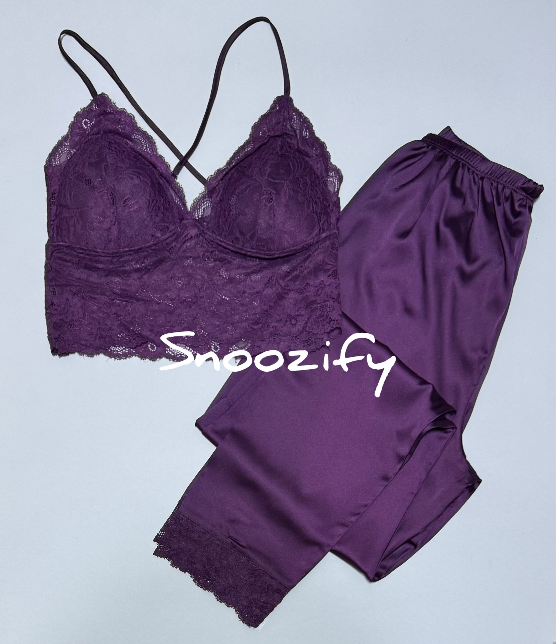 Royal Plum Set قطعتين - Snoozify