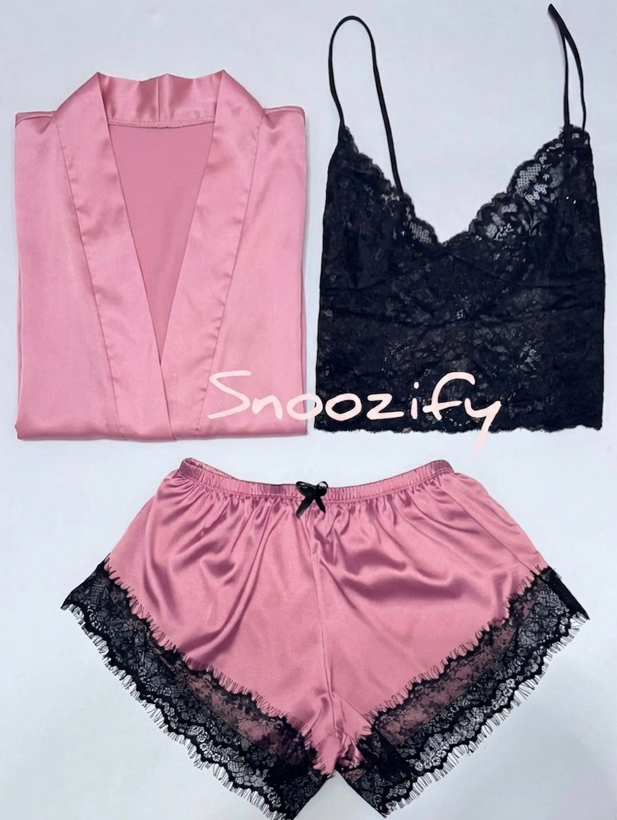 Pink & black