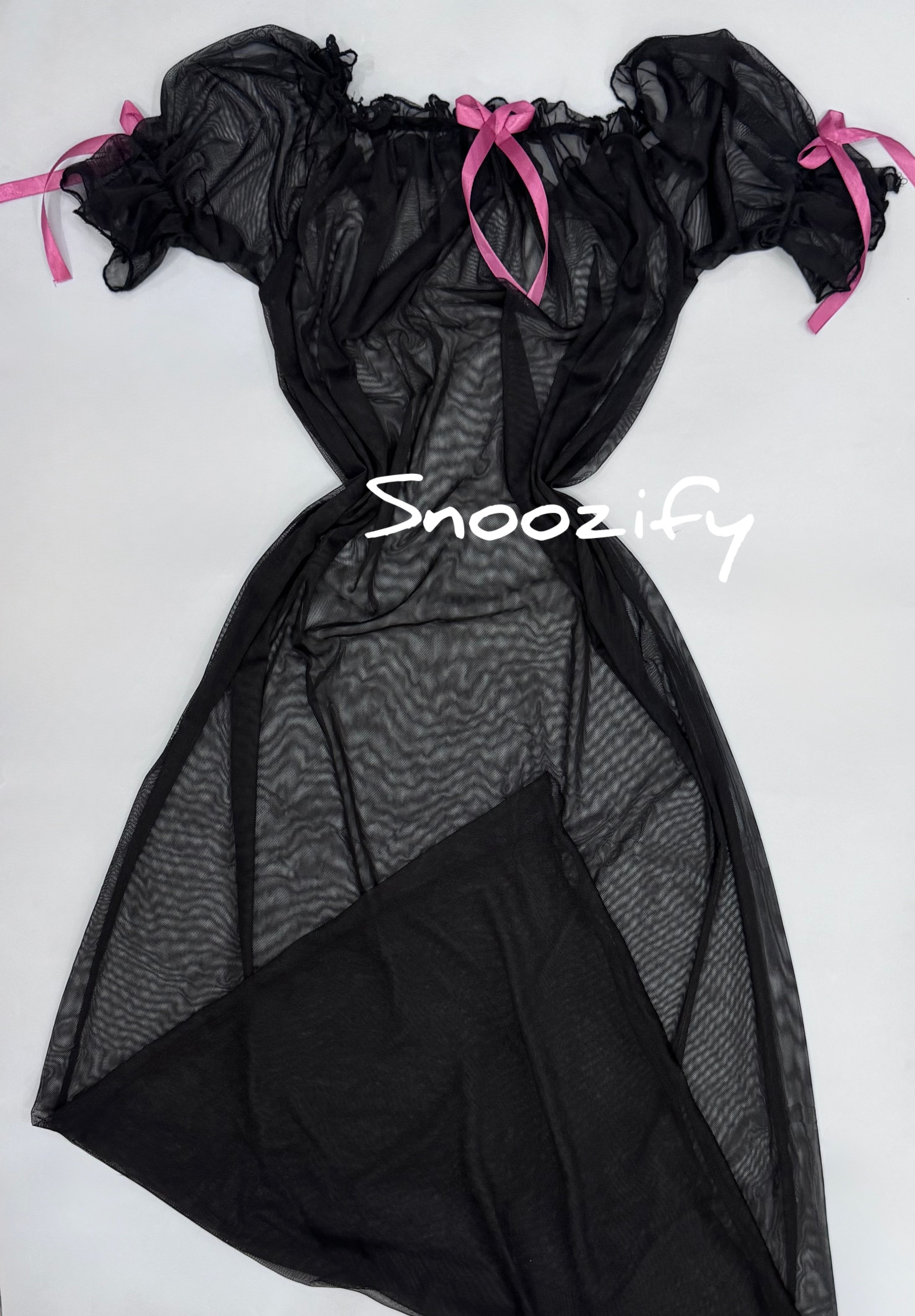 Black & pink (long)