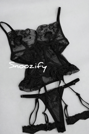 Black flowers - Snoozify