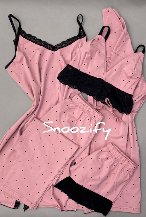 Dot Black 5 piece - Snoozify