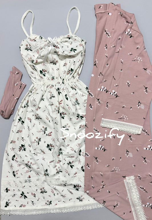Pinky Flowers قطن - Snoozify