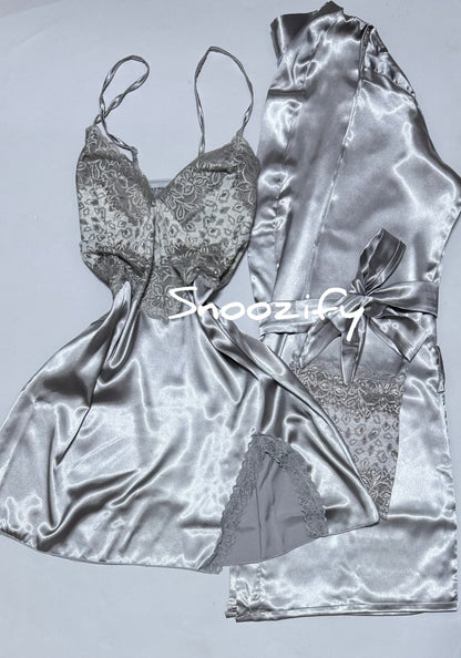 Silver Satin - Snoozify
