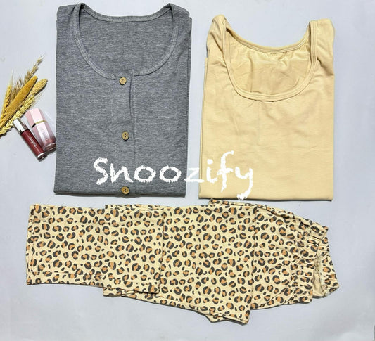 tiger 3pcs cotton - Snoozify
