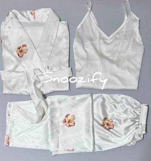 whiteRose 3pcs - Snoozify